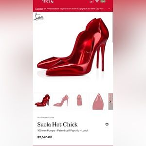 Christian Louboutin hot chick pointed toe pump